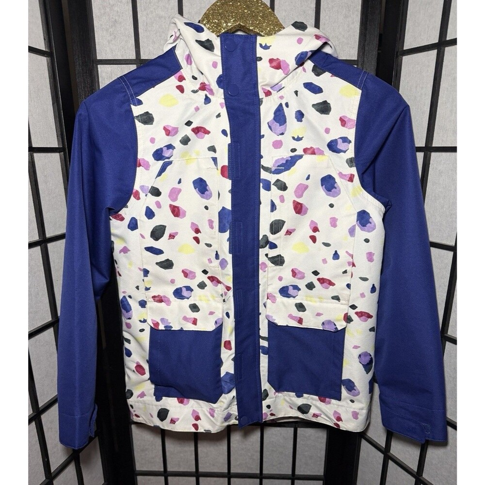 DSG Size Small Girls 3 In 1 Terrazo Print Hooded Ski Jacket